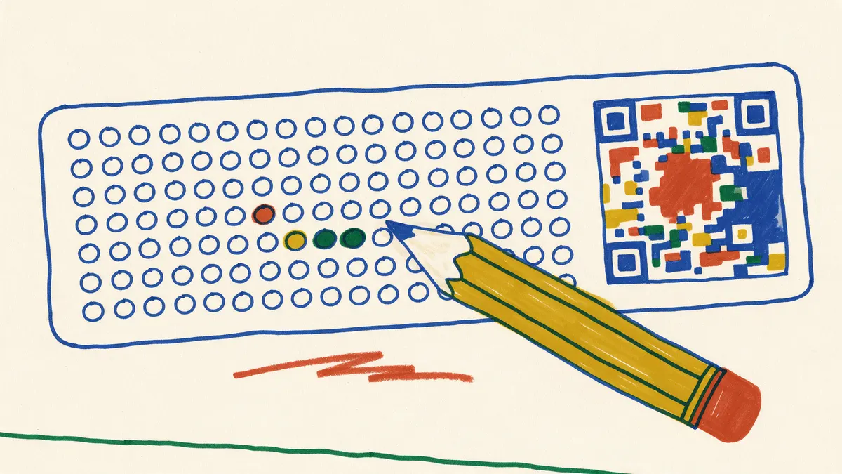 Cartão-resposta com QR Code: identificação automática da prova
